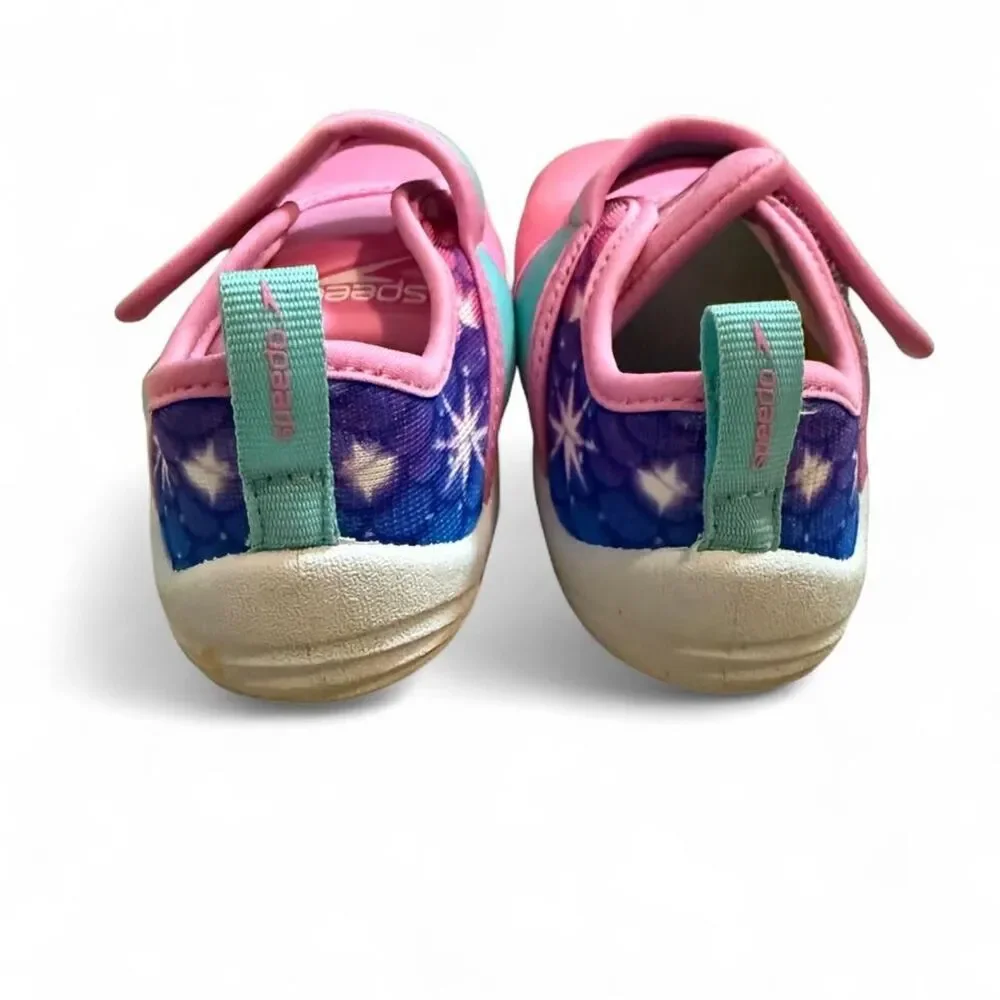 Speedo Kids Water Shoes Pink & Teal Size L – Fits US 9/10